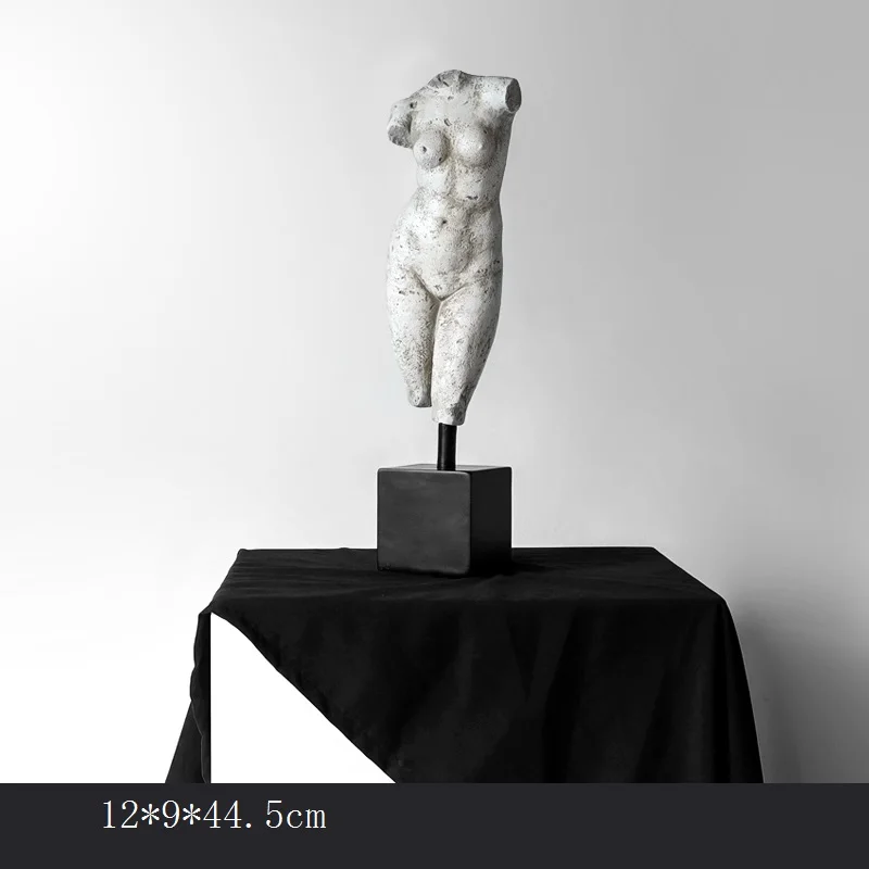 BAO GUANG TA European Creative Retro Human Body Bust Statue Plaster Figure Model Figurine Resin Crafts Home Decoration R3929 BAO GUANG TA European Creative Retro Human Body Bust Statue Plaster Figure Model Figurine Resin Crafts Home Decoration R3929