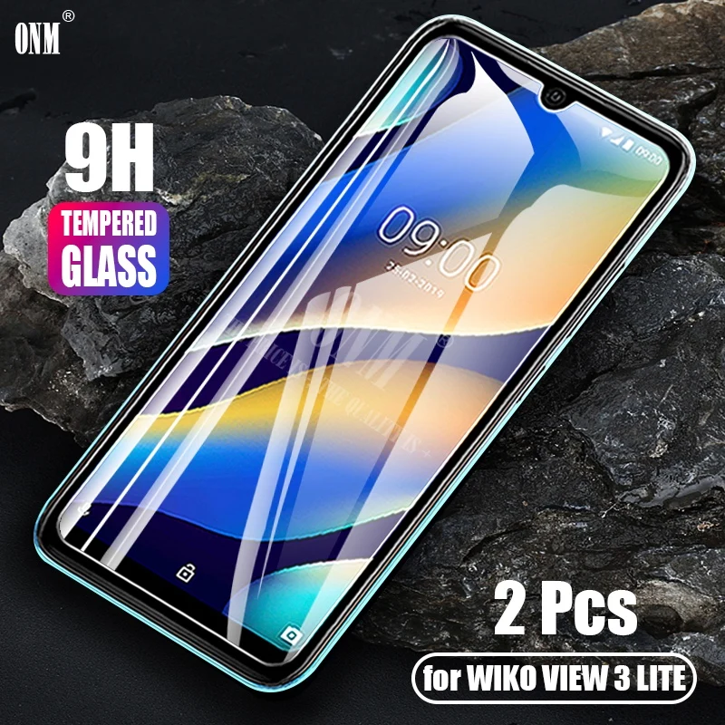2 шт закаленное стекло для Wiko View 3 Lite протектор экрана 2.5D 9H защитная пленка |
