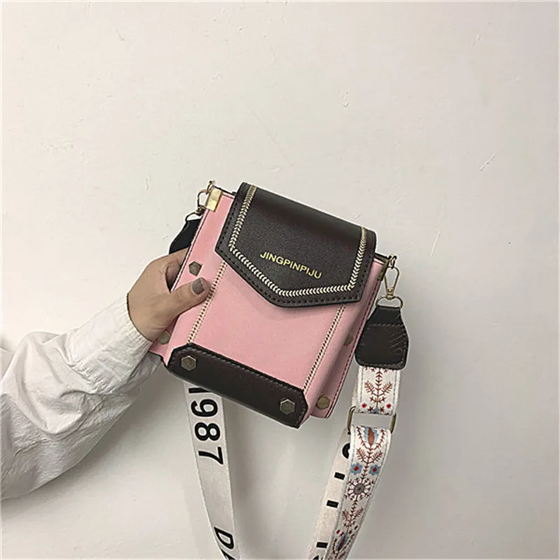 Women's Bag Korean Version Wide Shoulder Strap Student Slung Versatile Fashion Shoulde Bag bolsos mujer verano