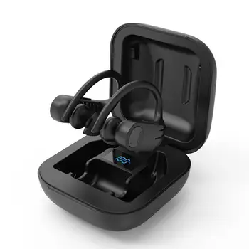 

B1 TWS Bluetooth 5.0 Sports Headset Dual Microphone Ear Hook Wireless Headphone LED Electric Display 950mAh Bluetooth earphone
