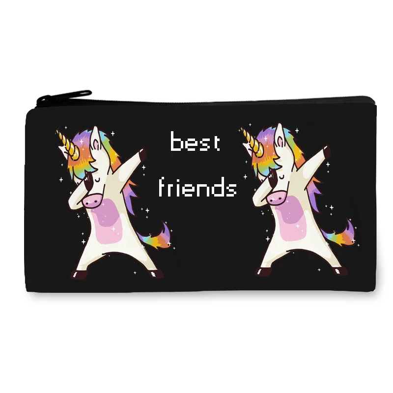 Единорог пенал подарки лучшим друзьям школьный для девочек мальчиков единорог