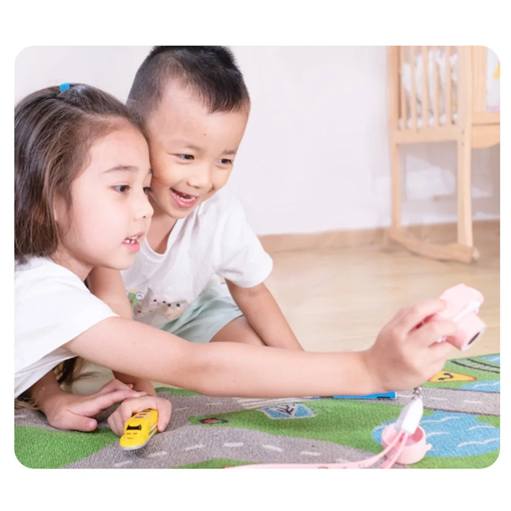 Детская мини Wifi цифровая камера 24MP ips дисплей мультяшная детская развивающая игрушка для детей подарок на день рождения умная детская камера