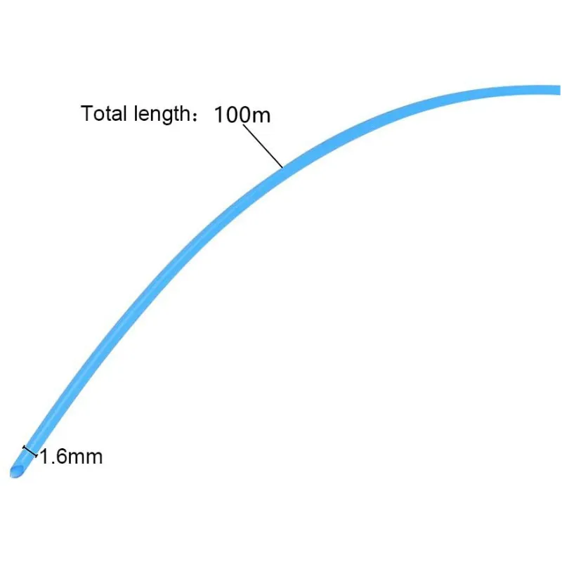 Grass Trimmer Line 1.6mm x 100m Replacement For Garden Grass Strimmers Electric Brushcutter Nylon Cord Weed Trimmer String Wire