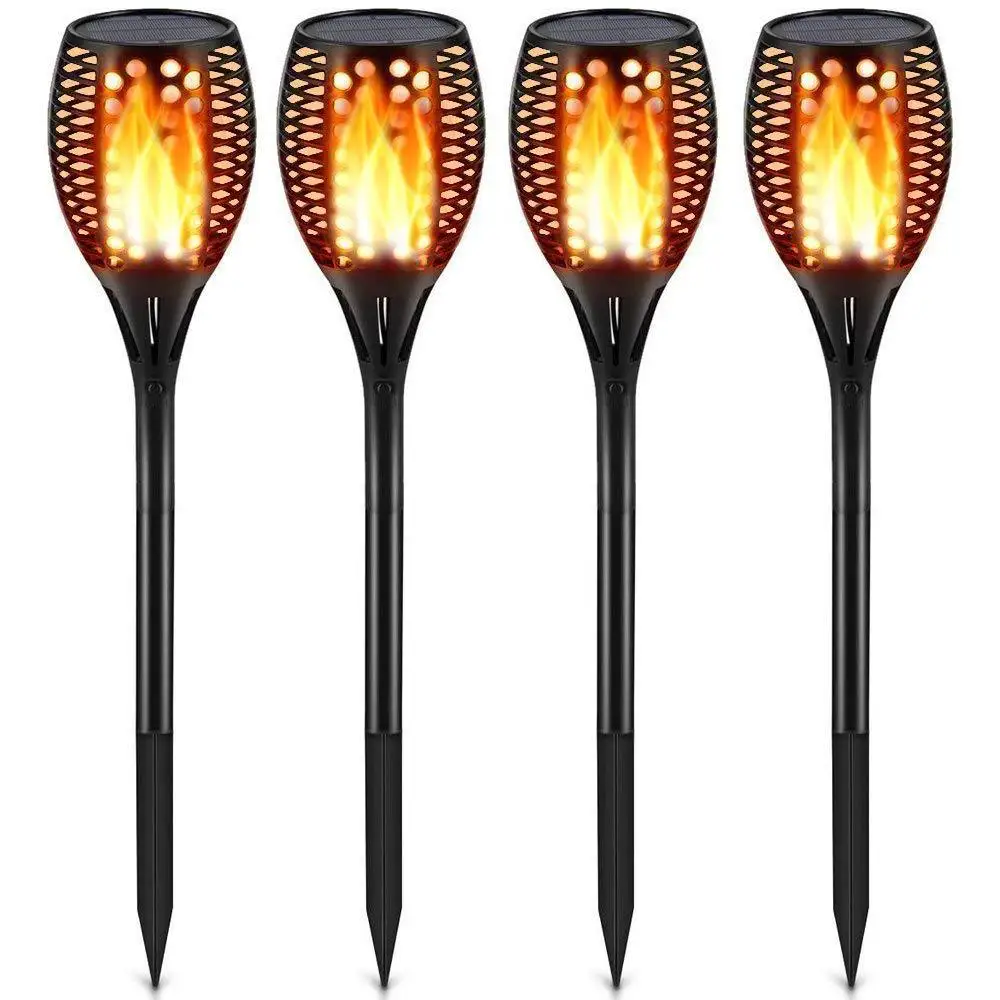 Солнечная лампа 96led Открытый датчик пламени свет напольный выход пейзаж двора настенный светильник Солнечный сад газон свет