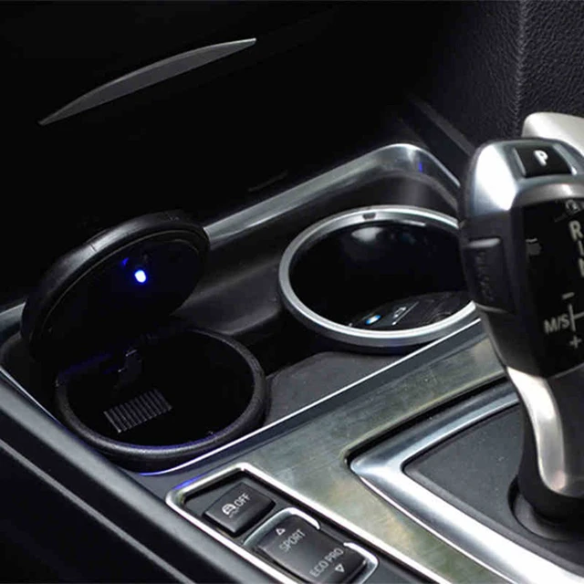 Car LED ashtray cigar ashtray garbage coin-operated cup container