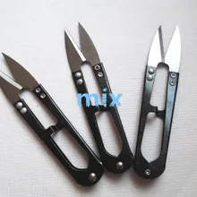 Fixmee 10 шт. DIY Инструменты для изготовления ювелирных изделий из бисера u-образная Вышивка крестом маленькие ножницы оптом