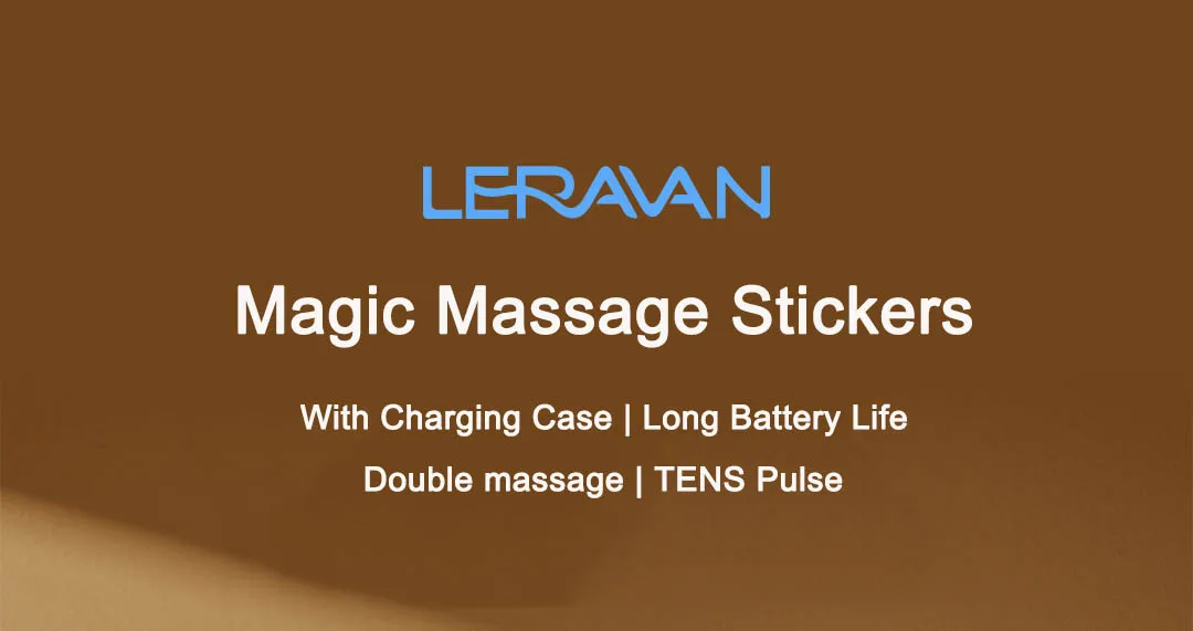Gadgetoo Youpin Lf Leravan Magic Massage Stickers With Charging Case Tens Pulse