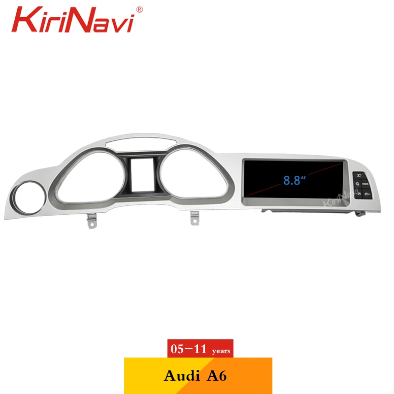 KiriNavi 8 &quotAndroid 9 0 автомобильное радио Gps для Audi A6 A6L Android GPS навигация автомобильный