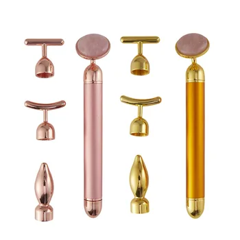 

Anti Aging Tighten Firm Roller Reduce Double Chin Facial Massage Skin Care Tools 4 in 1 Face Vibration Massager