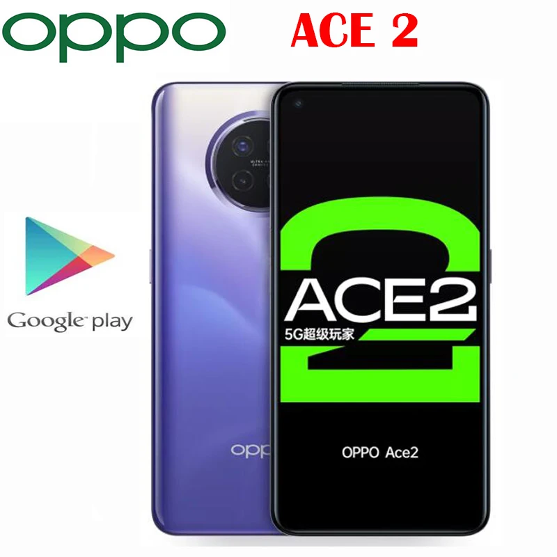 Смартфон Oppo Reno Ace 2 5G 6 55 дюйма 2400x1080P 90 Гц OLED Snapdragon 865 40 Вт Беспроводная зарядка AirVOOC 48