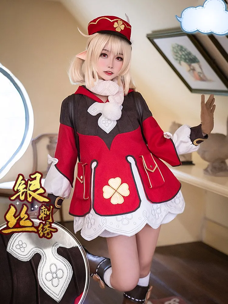  NSPSTT Genshin Impact Klee Cosplay Klee Christmas