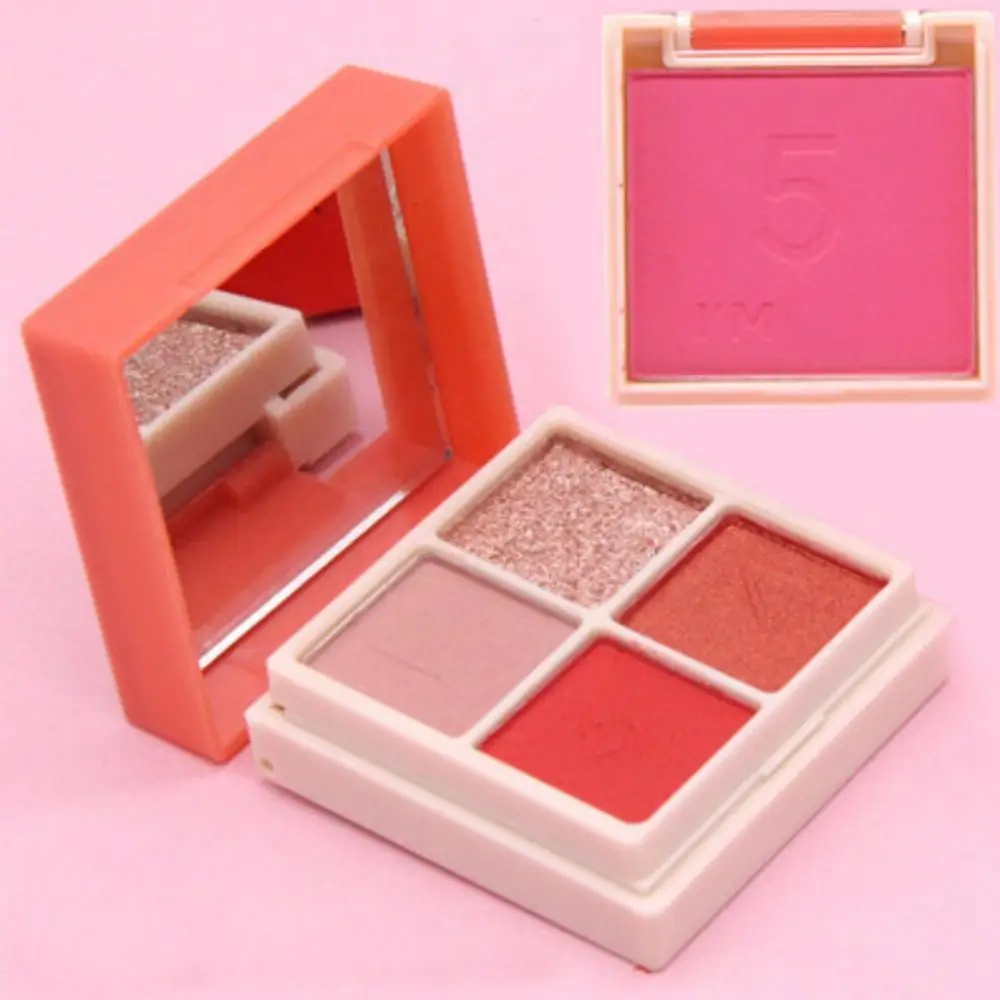 

4 Colors Eyeshadow Palette Waterproof Smudge-Proof Easy To Color Eye Shimmer Shadow Powder maquiagem New Arrival