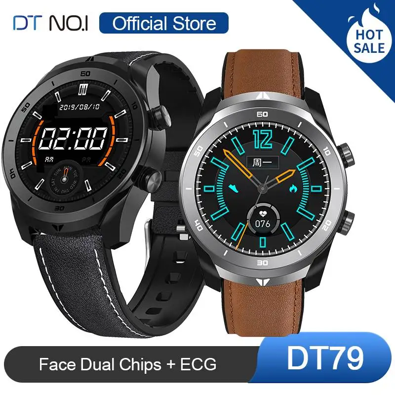DT NO.1 DT79 Smart Watch 360 Pixels Wristband ECG Heart Rate O2 Monitor
bluetooth Call Smartwatch Business Sports Men Women