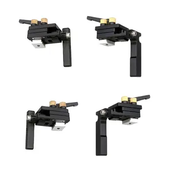 

Miter Track Stop For T-Slot T-Tracks Stop Chute Limiter Locator Woodworking DIY Manual Durable Tool In Use