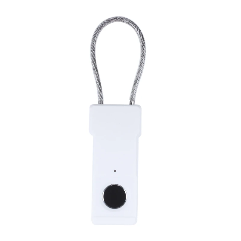 Smart Keyless Fingerprint Padlock Usb Rechargeable Ip65 Waterproof Anti-Theft Security Door Luggage Case Lock | Безопасность и