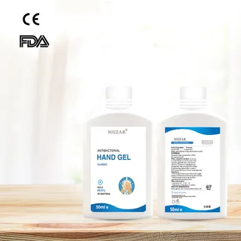 

75% Alcohol Antibacterial Hand Sanitizer Disinfection Gel Disposable No Clean Waterless Hand Sanitizer 50ML
