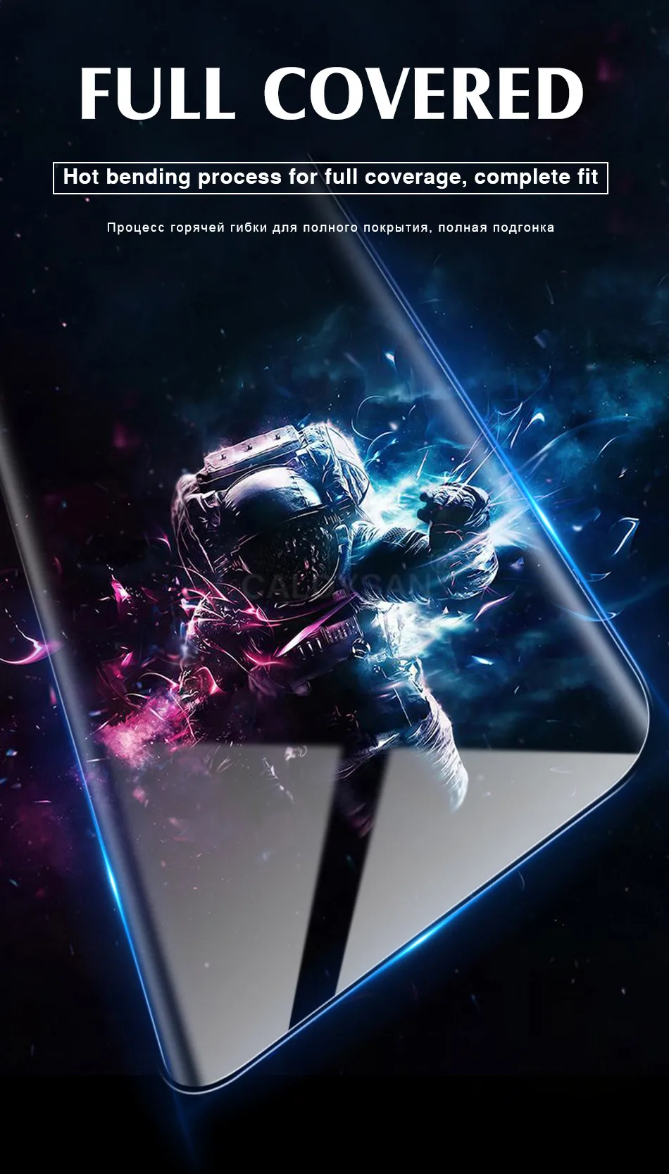 1-2 шт УФ клей полное закаленное стекло крышка для samsung Galaxy S8 S9 S10 Plus Защита экрана для Note 8 9 10 Pro защитное стекло