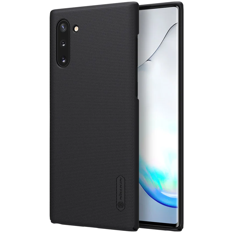 Черный Для samsung Galaxy Note 10 чехол Nillkin Супер Матовый Щит Жесткий ПК Тонкий чехол для samsung Note 10 Nilkin чехол для телефона - Цвет: Черный