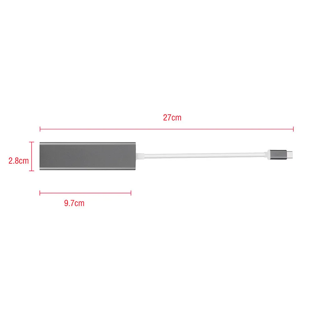 USB C Ethernet RJ45 сетевой адаптер Тип C до 3 Порты USB 3,0 концентратор 10/100/1000 Мбит/с Gigabit Ethernet сетевой адаптер для Macbook