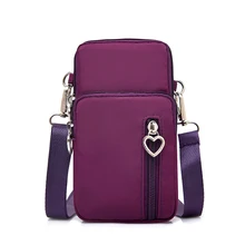 6 дюймов женская сумка-почтальон, популярный Чехол для мобильного телефона однотонный цвет walletkeybag большой сплошной цвет сумка