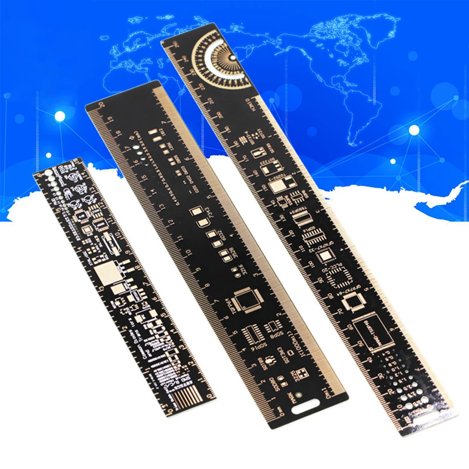15cm Multifunctional PCB Ruler Measuring Tool Resistor Capacitor Chip IC SM BH