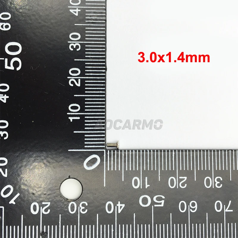 Mobile Phone Screws Aocarmo 100Pcs/Lot Replacement 1.4*3.0mm Inside Motherboard Frame Screw For Samsung Galaxy S3 S4 S5 S6 Edge S7 Note3 Note4 Note5