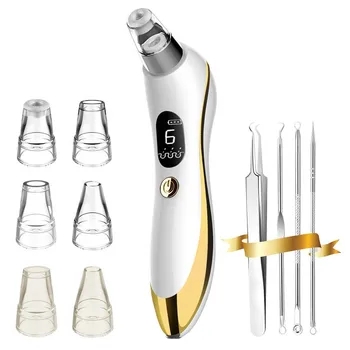 

6 Level Pro Vacuum Pore Cleaner Blackhead Remover Electric Strong Suction Pore Vacuum for Nose Face blackhead remover
