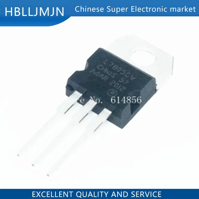 10 peças l7805cv to220 l7805 ka7805 to 220 7805 lm7805 mc7805