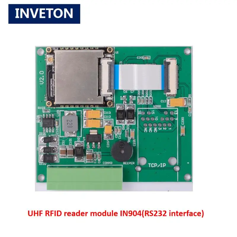 Rfid USB интерфейс RS232 2 м rfid uhf считыватель писатель модуль EPC GEN2 с 2dbi керамическая