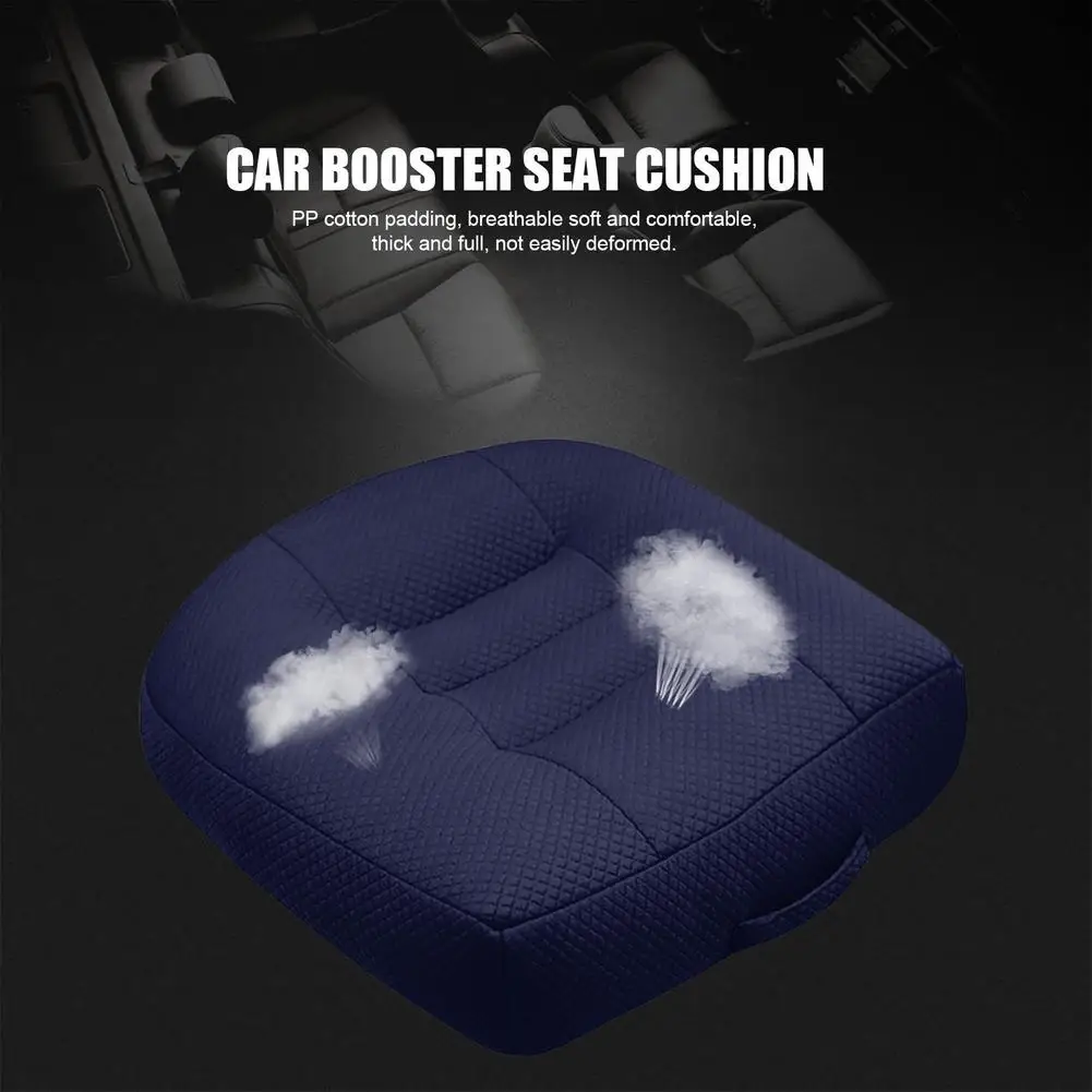 Adult Car Booster Seat Cushion, for Short Drivers People Office Chair  Portable Comfortable Thickened Breathable Driving Auto Seat Pad ,Blue Style  E 