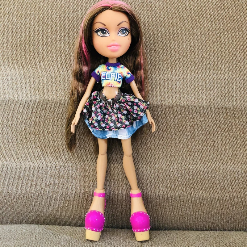 23 см модный BratzDoll большая девочка с розовыми волосами и большими глазами YASMIN красивый MGAdoll лучший подарок