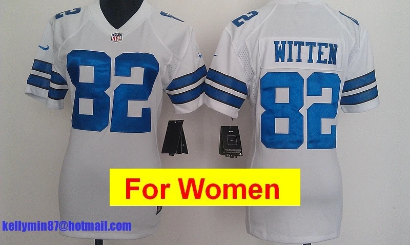 Stitiched, Dallas s, Tony Romo, Emmitt Smith, Cole besley, Sean Lee, Jason Witten, Ezekiel Elliott, для женщин Джерси - Цвет: Лаванда