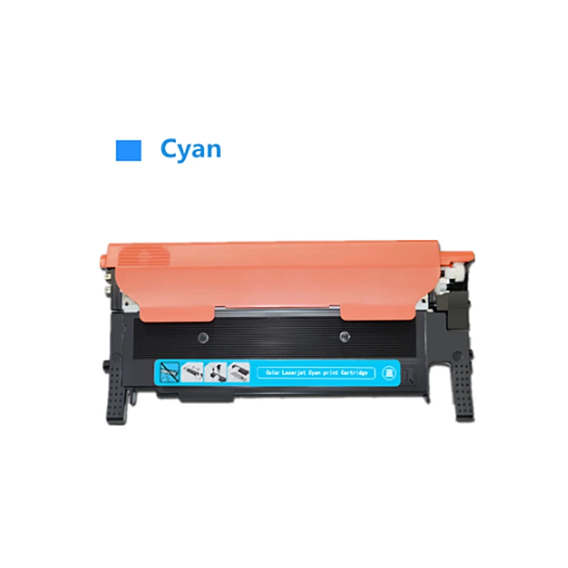 HTL совместимый тонер-картридж для samsung CLT-406S CLT-K406S C406S M406S Y406S CLP-360 365w 366W CLX-3305 C460FW 3306FN 3305W - Цвет: Cyan