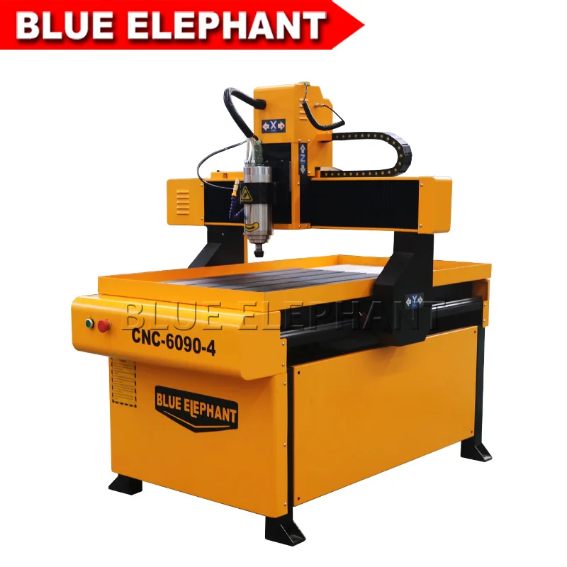 

4 axis 6090 mini 3d cnc router wood High Quality water cooling spindle cnc machine router mini 6090 for advertising