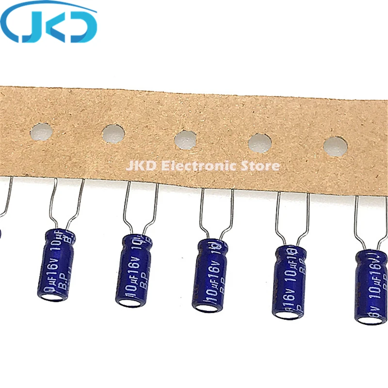 Condensatore Audio Bipolare Di Alta Qualità 50Pcs 10Uf 16V Panasonic Bp 5X11Mm 16V10Uf