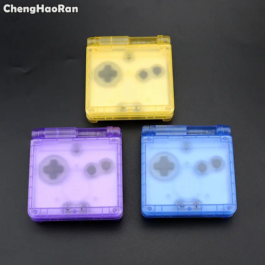 ChengHaoRan для GBA SP прозрачный корпус оболочка Лицевая панель чехол запасные части