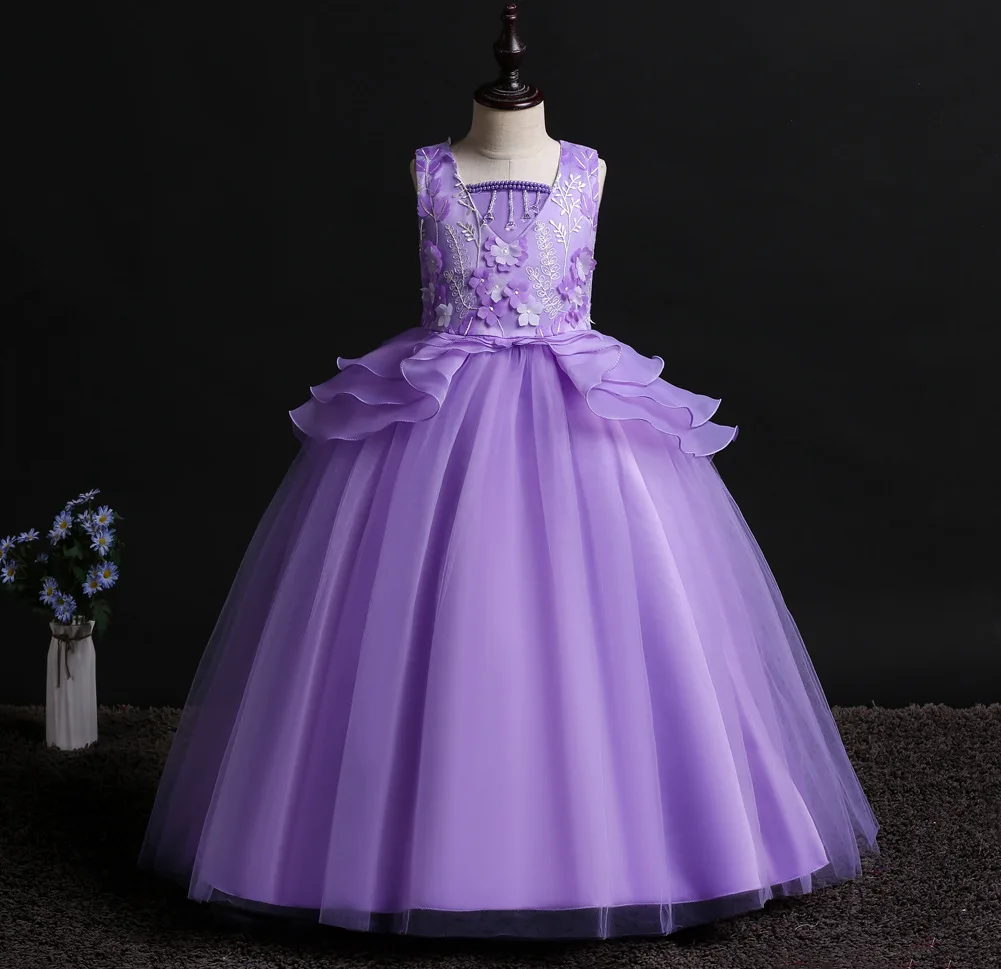 purple birthday dress for girl
