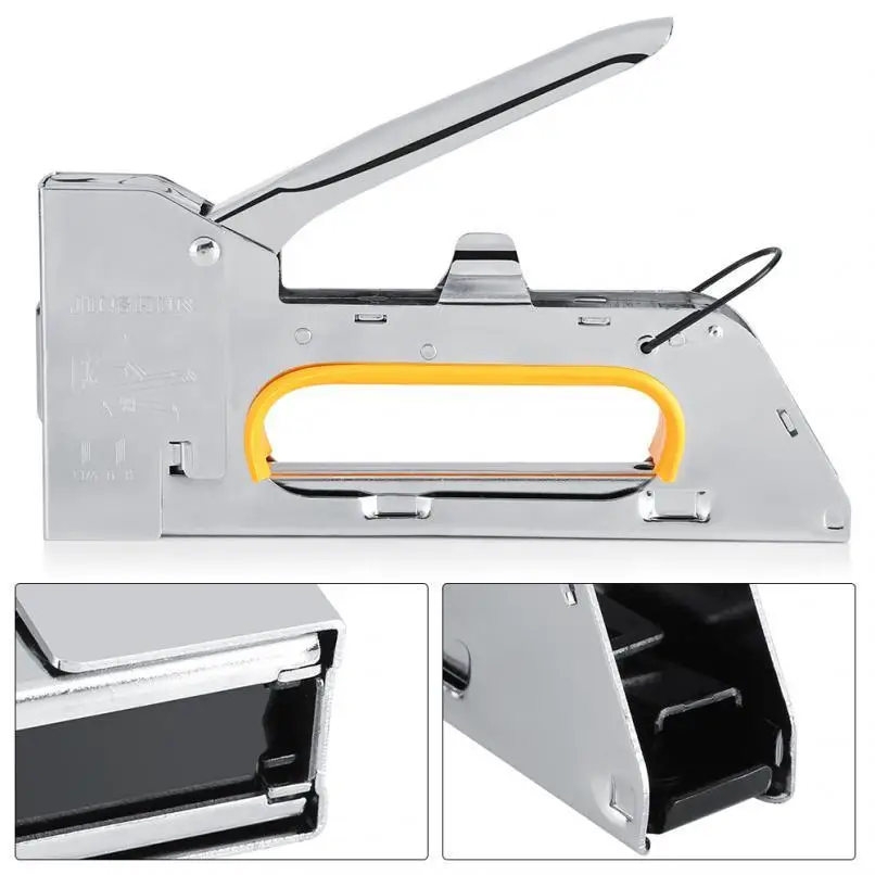 High quality 4/6 / 8MM heavy pistol gun furniture stapler for frame paper window staples woodworking nail gun High quality 4/6 / 8MM heavy pistol gun furniture stapler for frame paper window staples woodworking nail gun