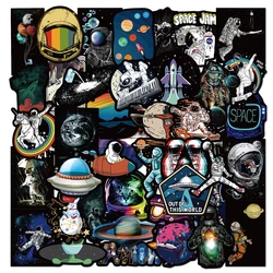 Autocollants Graffiti d'astronaute de l'espace, 50 pièces, dessin animé, bricolage, Skateboard, réfrigérateur, bagages, moto, PVC, étanche, jouet, 2022 