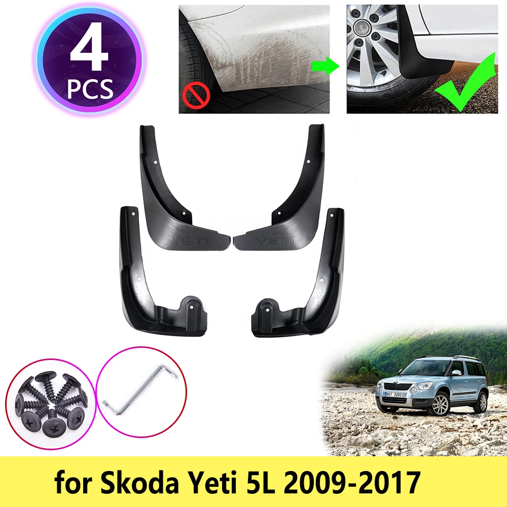 Для Skoda Yeti 5L 2009 2010 2011 2012 2013 2014 2015 2016 2017 брызговики крыло Брызговики автомобильные