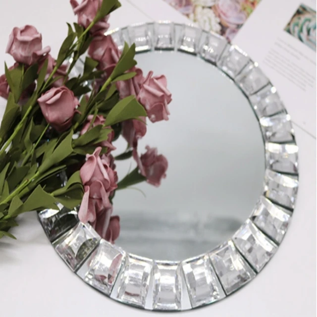 

20 шт.) горячая Распродажа, зеркальная акриловая подставка с бриллиантами для свадебного украшения yudao1467