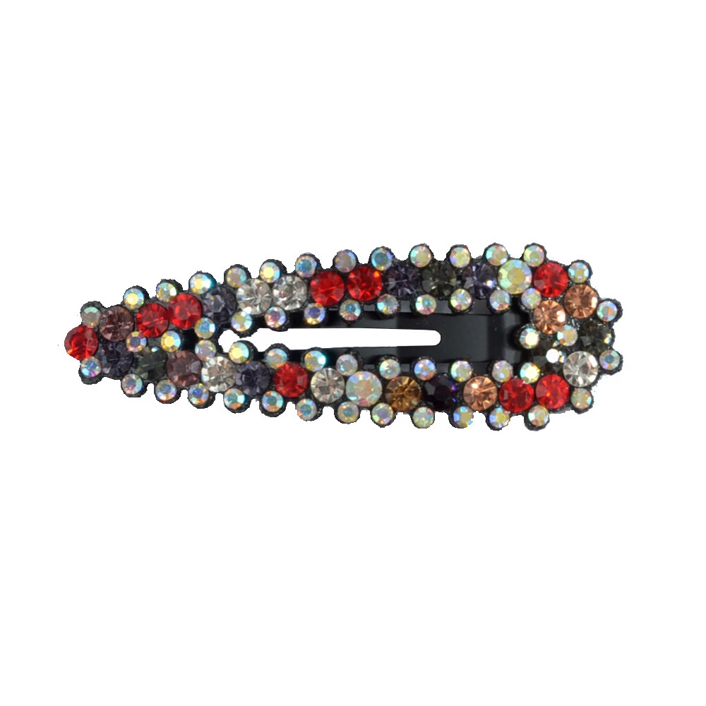 Fashion Colorful Crystal Beads Hair Clips Geometric Rhinestones Waterdrop Hairpin Barrettes Weddings Headdwear Hair Accessories Fashion Colorful Crystal Beads Hair Clips Geometric Rhinestones Waterdrop Hairpin Barrettes Weddings Headdwear Hair Accessories