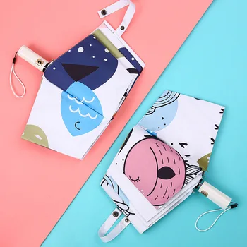 

Creative Titanium Silver Glue Defence Ultraviolet Rays Too Parasol Fully Automatic Folding Sunny Resistant Automatic Parasol