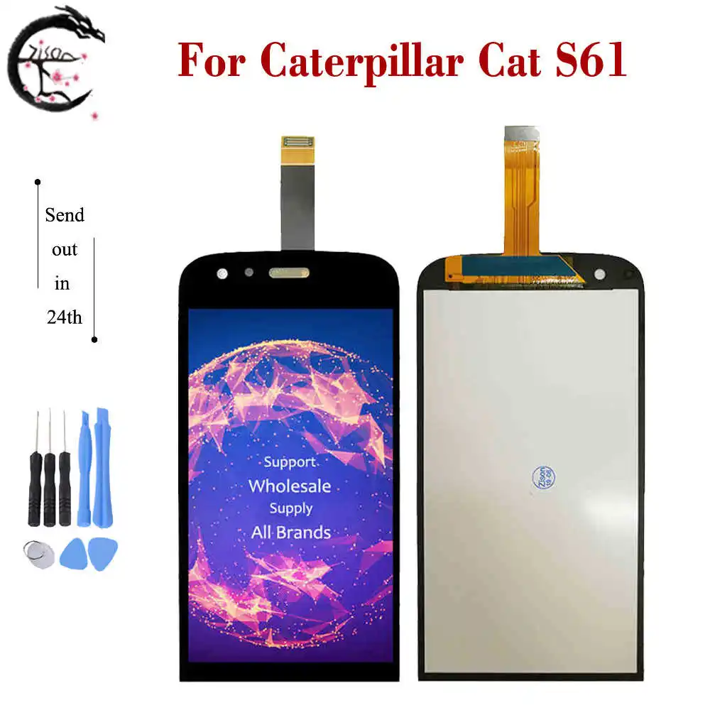 

5.2" LCD For Caterpillar Cat S61 Full LCD Display Screen Touch Sensor Digitizer Assembly For Caterpillar Cat LCD S61 Display