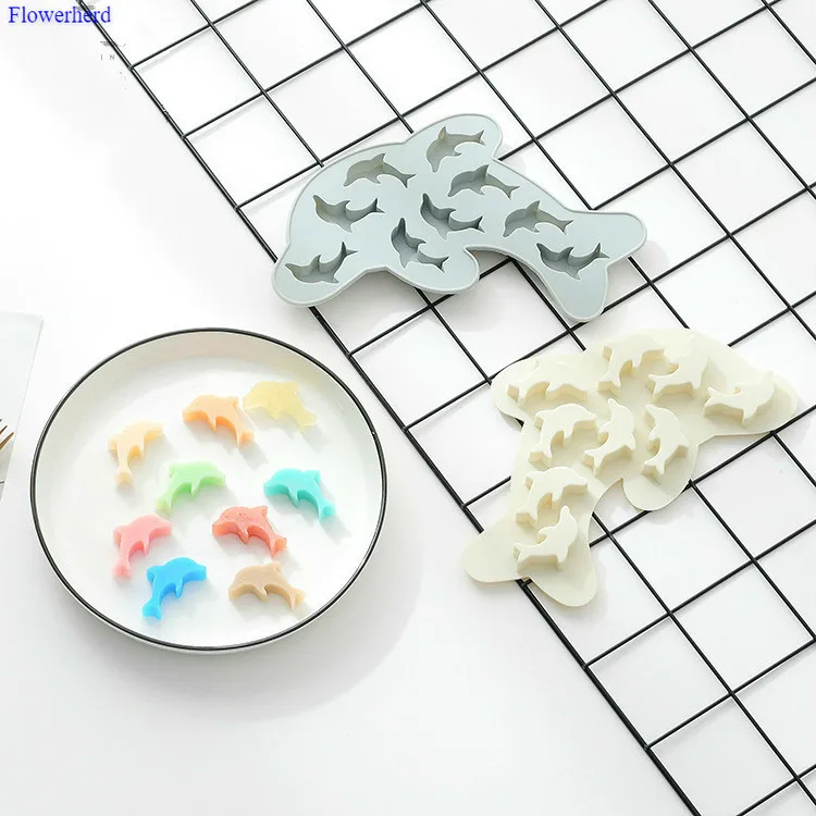 Innovative Cake Decorating Tools Cut Dolphin Shape Silicone Mold Fondant DIY Chocolate Biscuit Ice Candy | Дом и сад