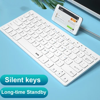 

2.4G Wireless Bluetooth Keyboard Wireless Silent Gaming Keyboard For Macbook Pro iPhone iPad Tablet PC Gamer Computer Keyboard