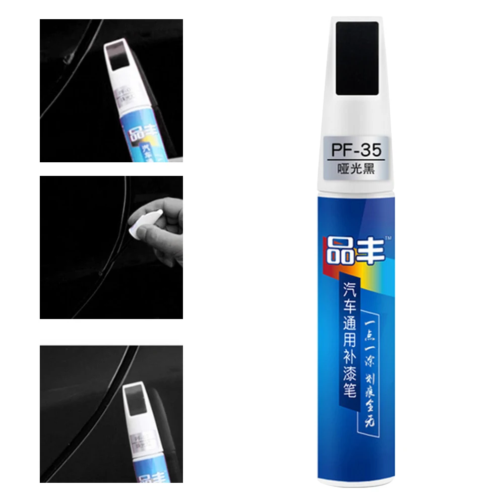 Matte Black Non Toxic Touch Up Paint Pen For Cars Universal Car Scratch