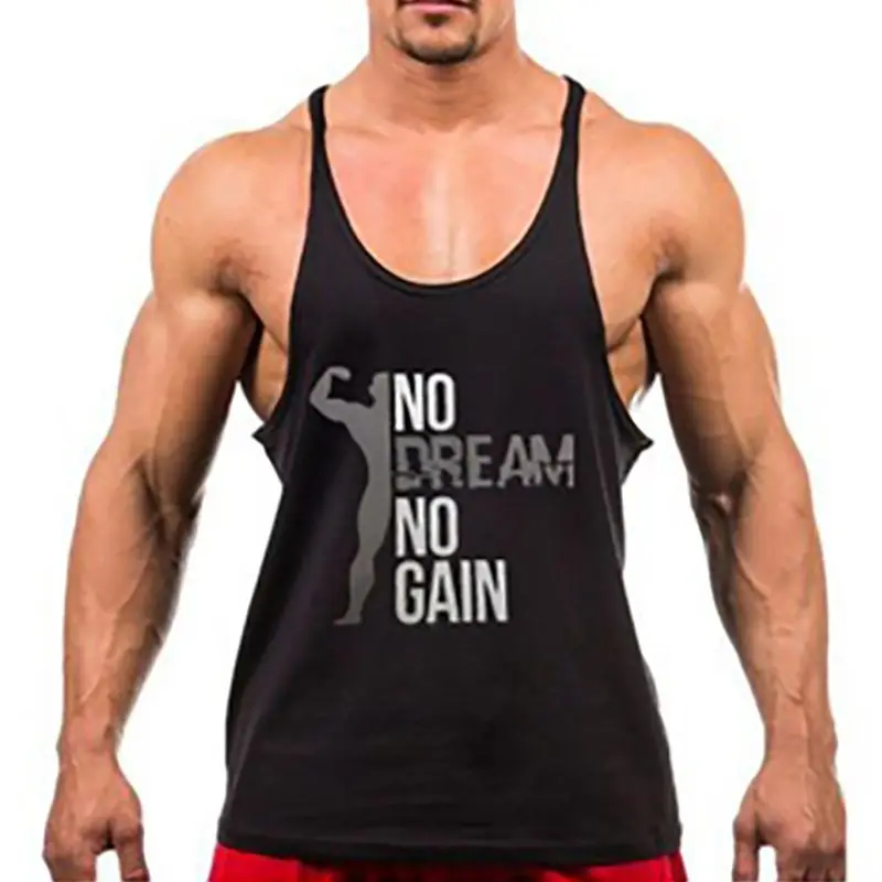 

Men Sports Vest Sleeveless Breathable Loose Tank Tops Sportswear Fitness Running Apparel Plastic Running Vest