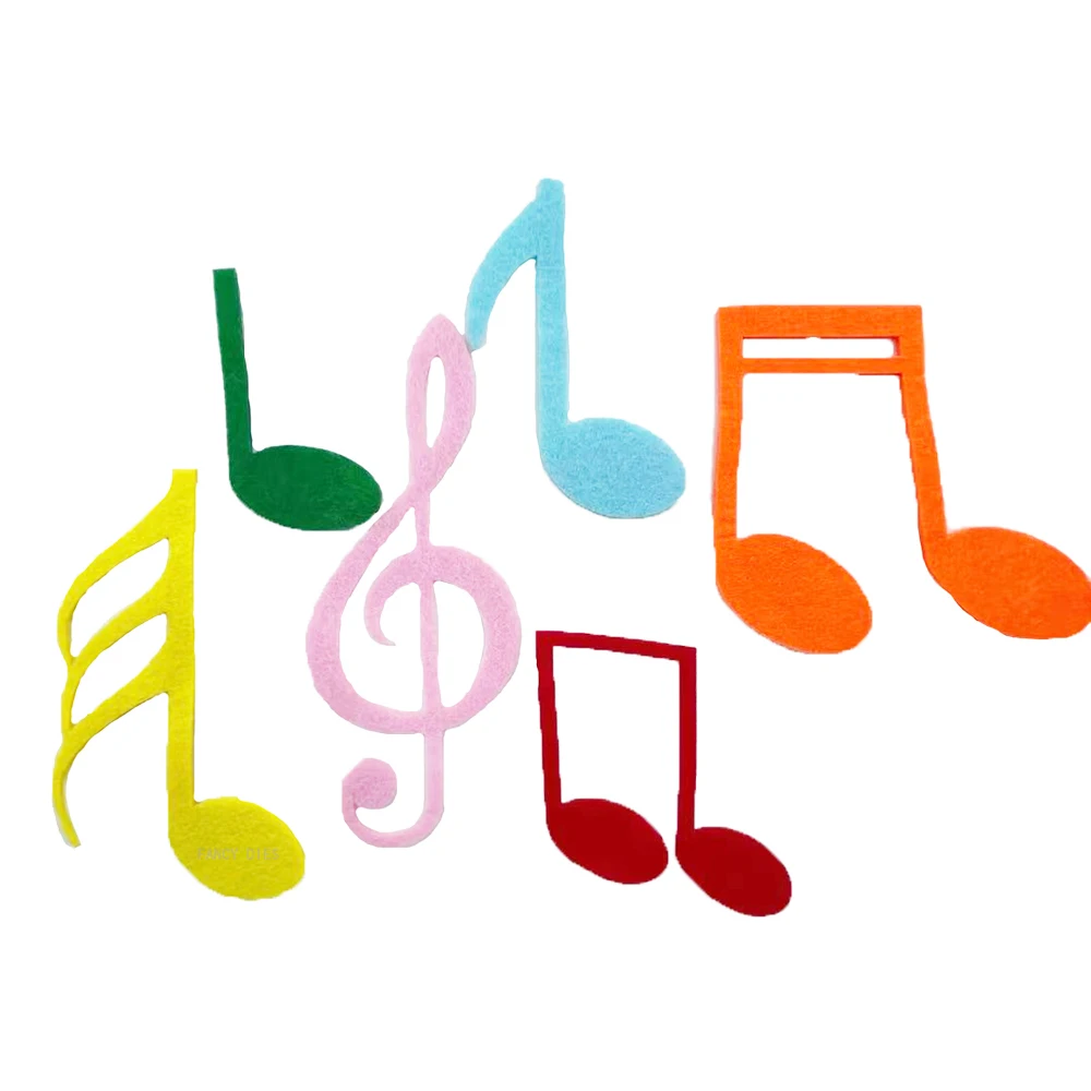 

Новинка 2021, форма для вырезания музыкальных нот из фетра, плетеная игрушка, украшение «сделай сам», деревянный нож, форма, подходящая для фрезы