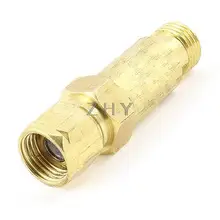 Золотой тон HF-2 с наружной резьбой и внутренней резьбой Flashback Arrestor ацетиленовый газовый клапан